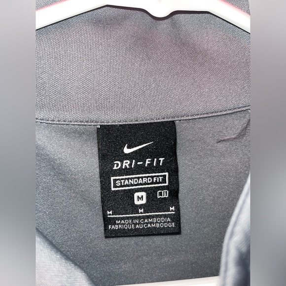 NIKE MENS FULL ZIP UP JACKET GREY/BLACK (SIZE: M) - Picture 2 of 3
